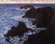 Claude Monet The Rocks of Belle -Ile oil on canvas